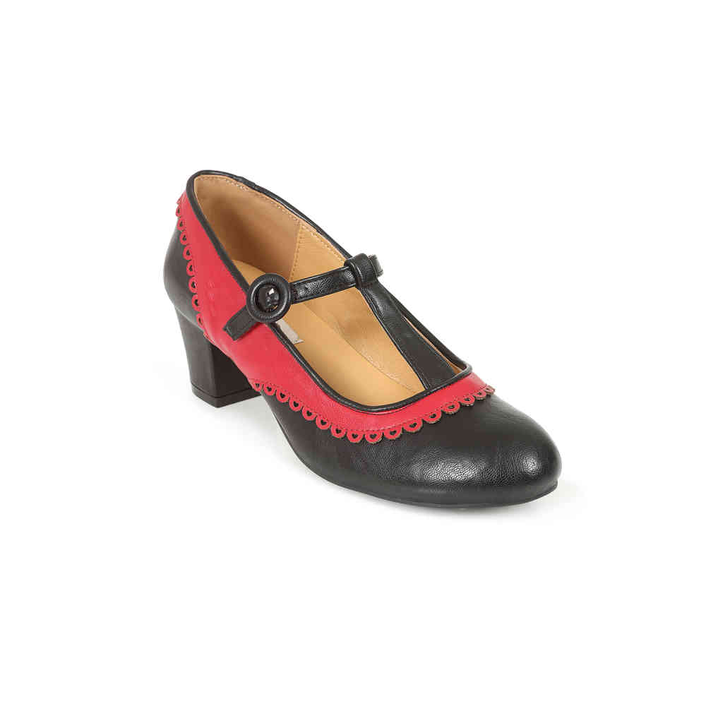 Banned - Vintage Voyager Pumps - Rot/Schwarz